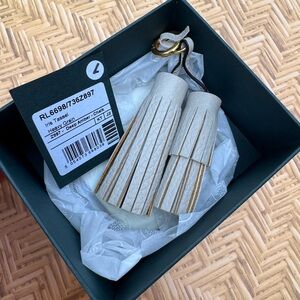 Mulberry Iris Tassel Bag Charm